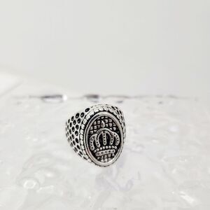 Brand New Silver Crown Ring Size: 8.5 US
